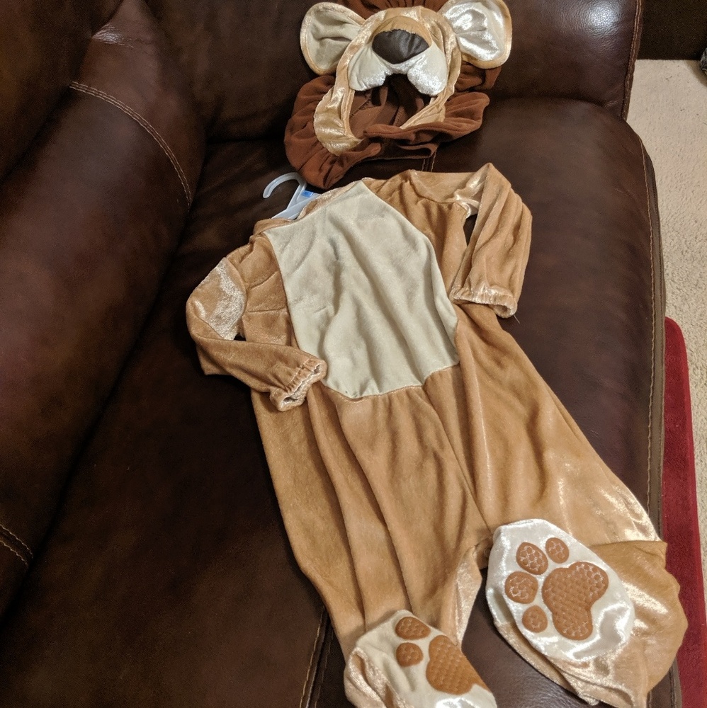 Toddler size L Lion costume